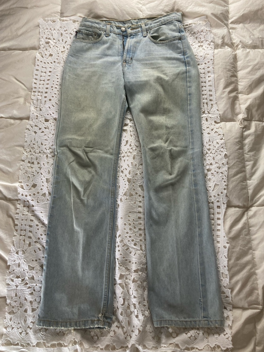 Men’s Vintage Ralph Lauren Jeans in Light Blue - 8/31 - Boot Cut